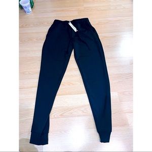 Black dressy jogger pants